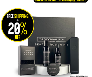 The Grooming Lab Co Beard Growth Kit – Achieve a Fuller, Healthier Beard