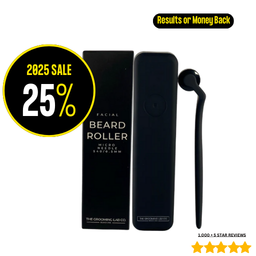 The Grooming Lab Co Beard Derma Roller – Boost Beard Growth & Thickness